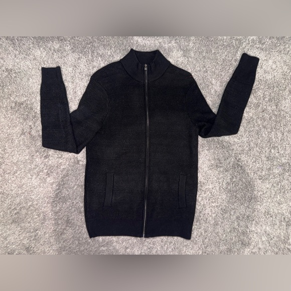 Christian Lacroix Jackets & Blazers - Christian Lacroix Women’s Black 100%Merino Wool Full Zip Jacket Sweater Size M